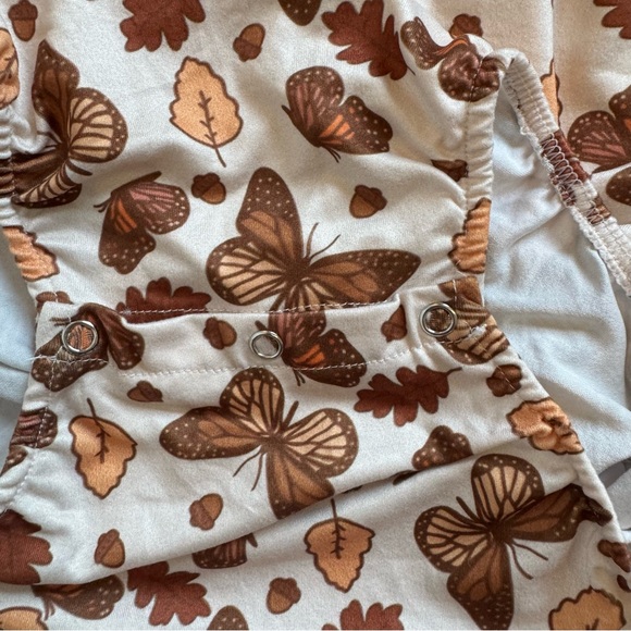 Butterfly Print Dance Leotard Fall Colors by Karolina and Sophia Size 7-8 NWT - Picture 5 of 6